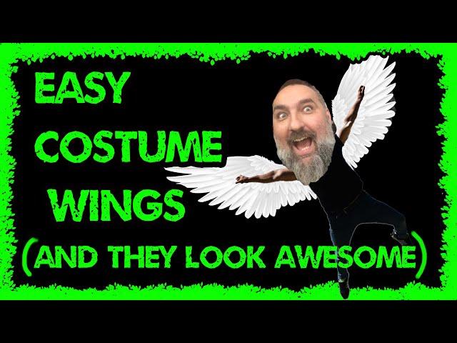 Easy and inexpensive costume wings