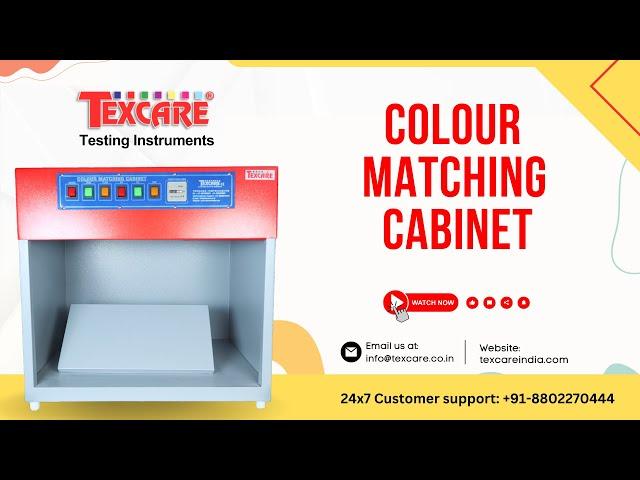 Colour Matching Cabinet Price | Manufacturer & Supplier | Texcare Instruments