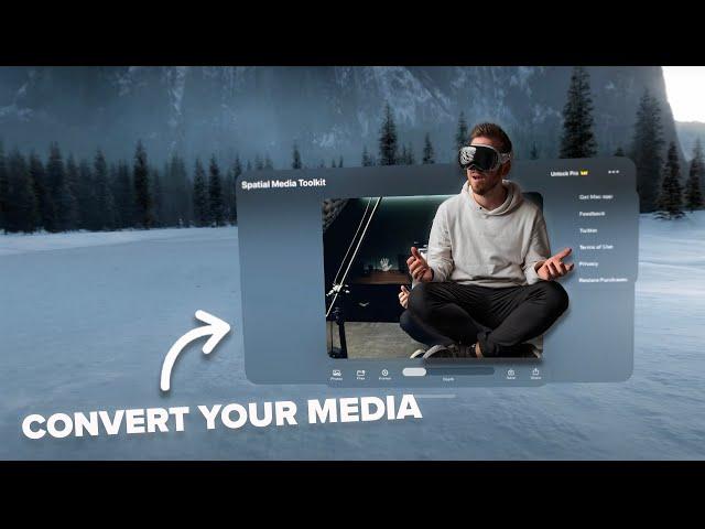 Convert Your Photos & Videos into Spatial on the Vision Pro!