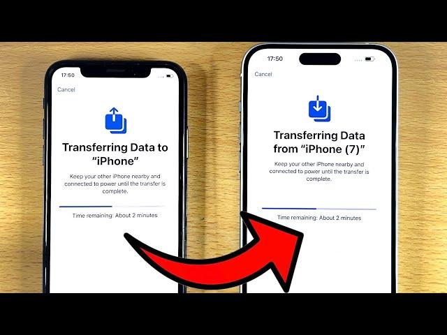 How To Transfer Data from old iPhone to iPhone 15 Pro (Photos, Data, Everything)