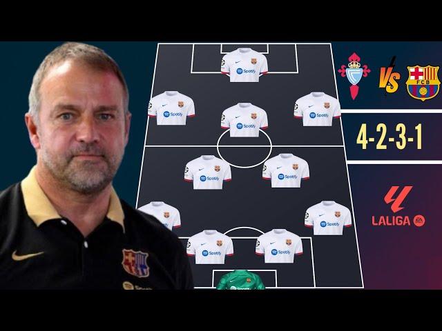 CELTA VIGO VS BARCELONA  BARCELONA PREDICTED LINE-UP WITH PABLO TORRE  LA LIGA MATCH WEEK 14