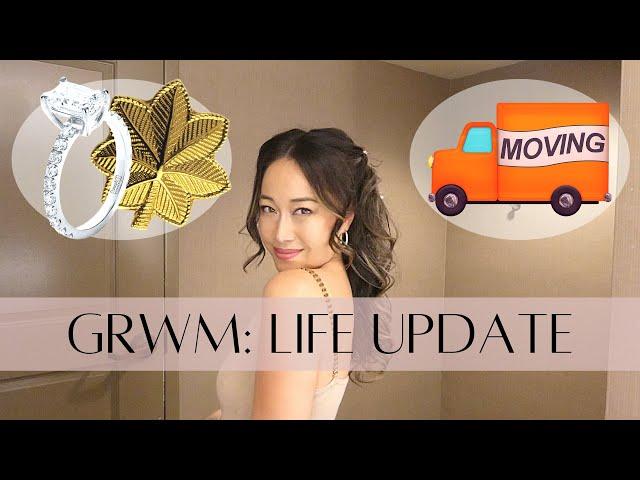 GRWM  LIFE UPDATE  Let's Talk Newlywed Life |  Promotion | and  Moving!