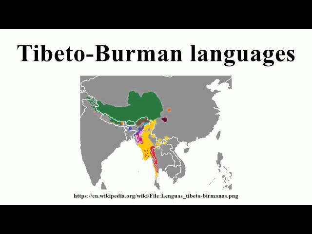 Tibeto-Burman languages