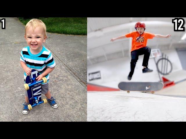 0 TO 12 YEARS OLD SKATEBOARDING JOURNEY / Ryden Schrock