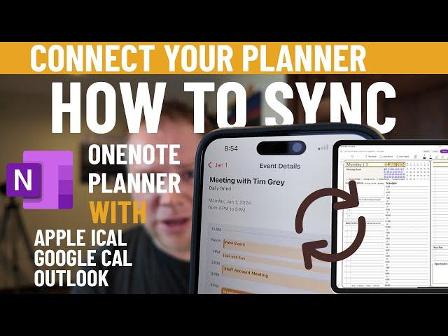 Sync OneNote Planner to Outlook Calendars