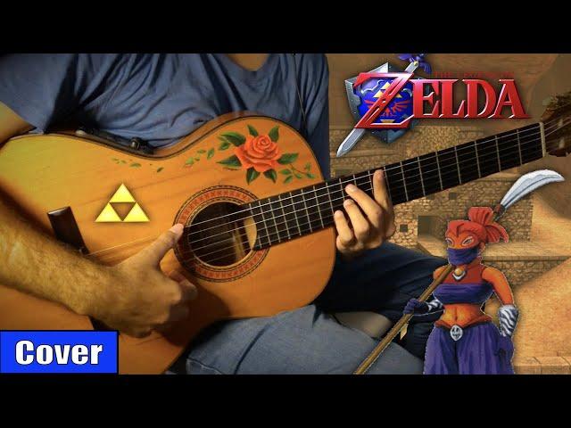 GERUDO VALLEY - ZELDA OCARINA OF TIME meet flamenco gipsy guitarist GAME GUITAR COVER FINGERSTYLE