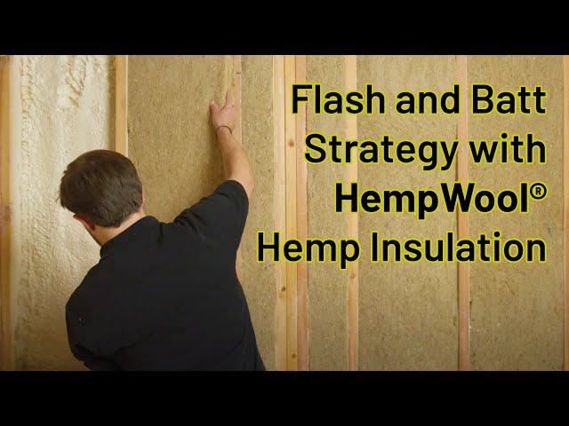 Flash and Batt Insulation with HempWool