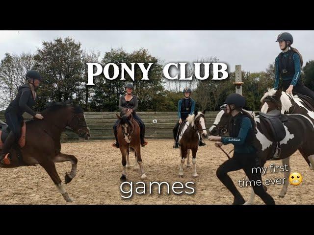 Pony club games! ( never done it before )  bethrides vlog