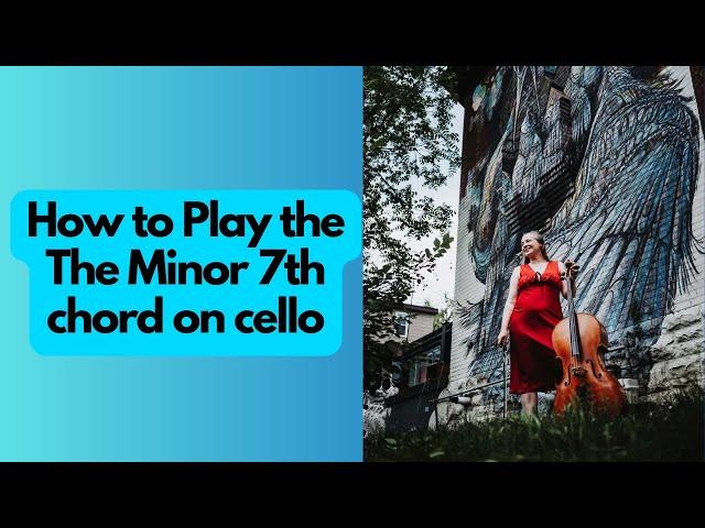 CELLO Shapes for better tuning & fingerboard understanding. Minor 7th Cello Shape