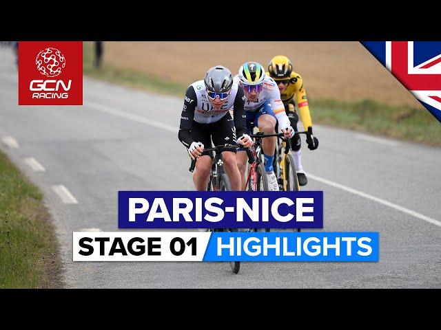 Tour de France Champions Already On The Attack! | Paris-Nice 2023 Highlights - Stage 1