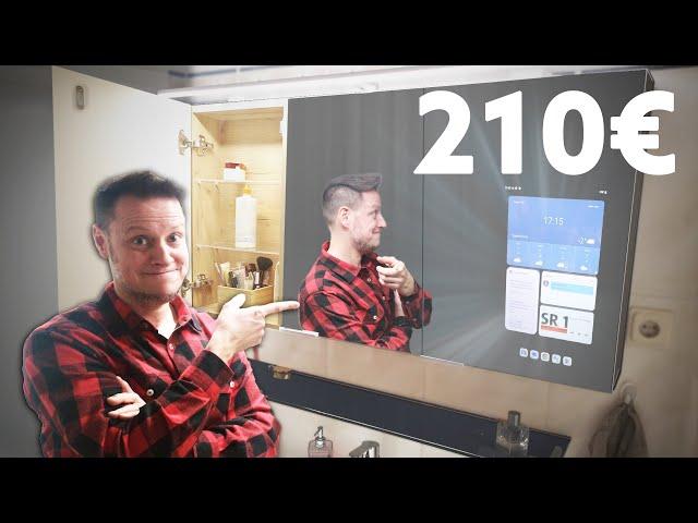 DIY smarter Spiegelschrank fürs Bad - Smartmirror für 210 Euro selber bauen