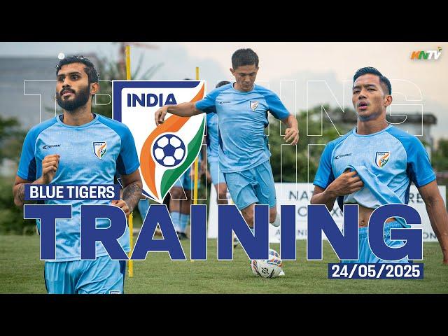 Indian Football Team Training Day 5 In Kolkata | Asian Cup Qualifiers ft. Sunil Chhetri, Jhingan