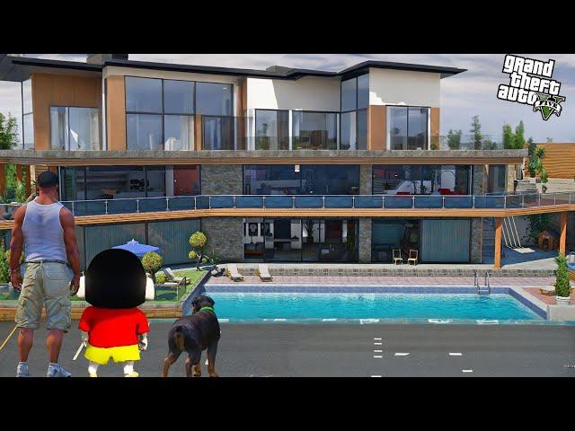 GTA 5 !! SHINCHAN AND FRANKLIN 100% FULL HOUSE UPGRADE IN GTA 5