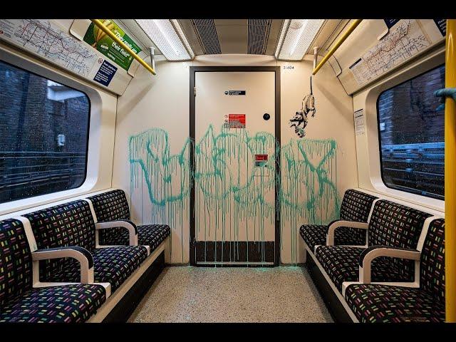 Banksy - London Underground Undergoes Deep Clean (July 14, 2020)