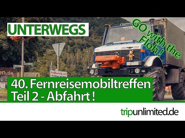 Abfahren beim 40. Willy's Fernreisemobiltreffen Enkirch 2019 - Expeditionsmobile ohne Ende !