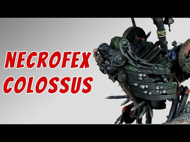 Kitbashing A Necrofex Colossus From Total War: Warhammer