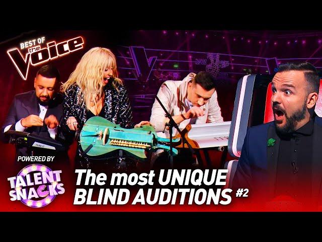 Truly UNIQUE Blind Auditions on The Voice #2 | powered by TALENT SNACKS