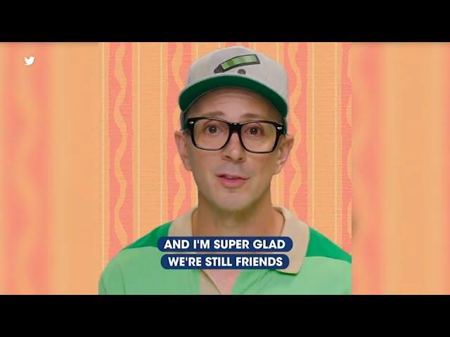 Steve from 'Blue's Clues' delivers a heartwarming message on Twitter - FULL VIDEO