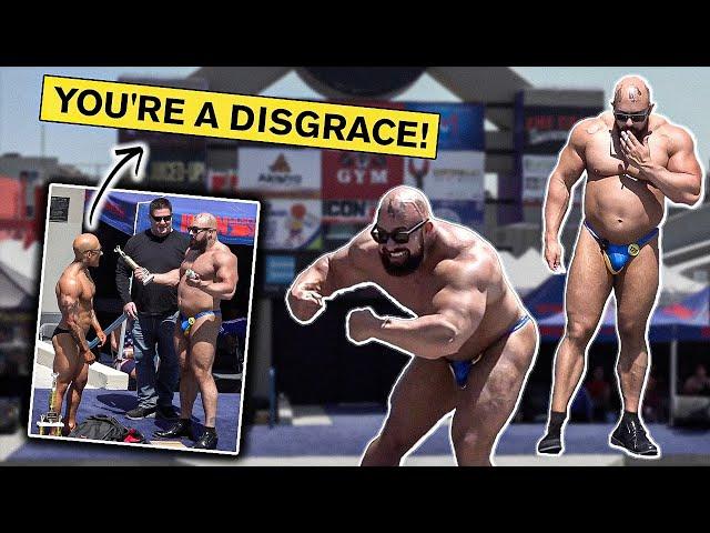 RUSSIAN GANGSTER COMPETES IN BODYBUILDING PRANK