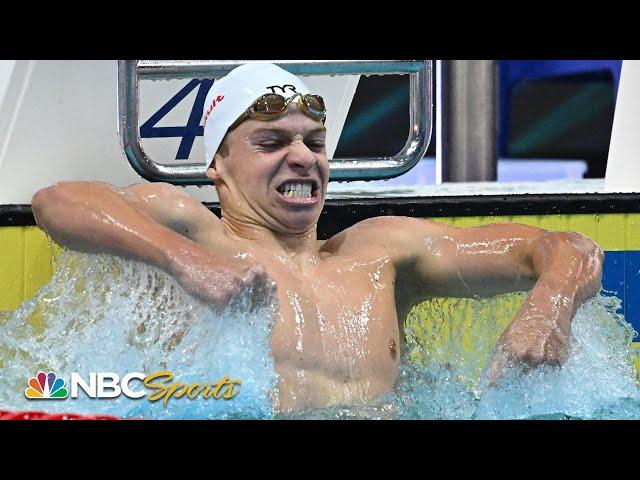 Marchand nearly tops a Michael Phelps World Record in Worlds 400 IM | NBC Sports