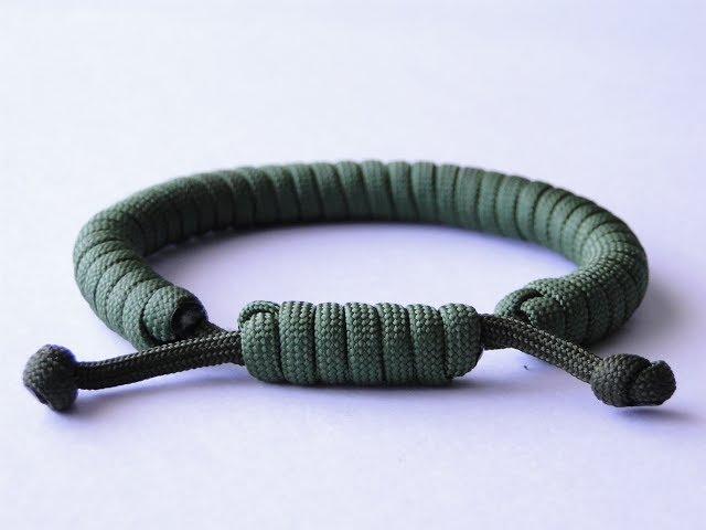 How to Make a "Common Whipping Knot" Paracord Survival Bracelet/Common Whipping Sliding Knot