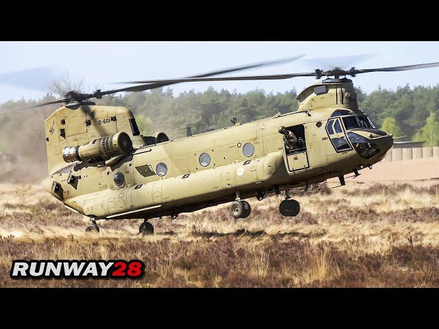 298 Squadron Grizzly - Dutch Chinook is Blowing Away a lot of Sand