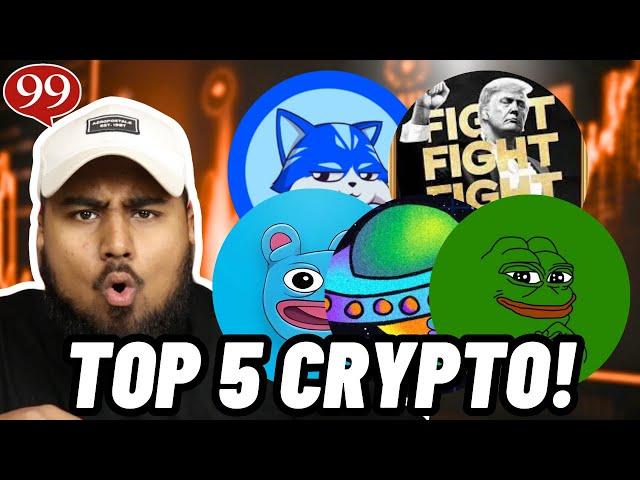 TOP 5 Meme Coins to Buy Now Before CRYPTO PUMPS! (EASY 50X Potential Crypto!?)