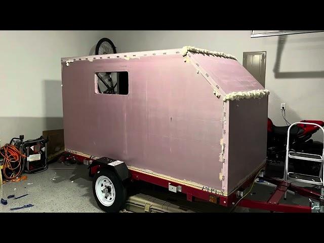 Foamie Camper Build w Harbor Freight Trailer