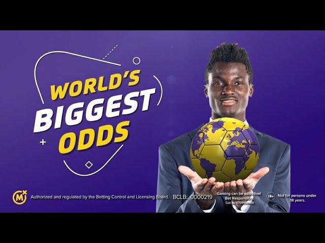 WORLD'S BIGGEST ODDS only on Mozzart Bet .