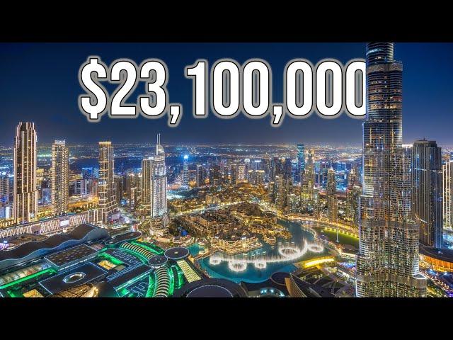 Touring the MOST LUXURIOUS Penthouse in DUBAI overlooking the TALLEST Building in the WORLD