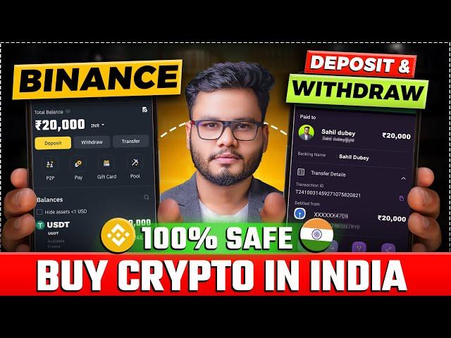 Buy Crypto in INDIA - How to Withdraw Money from Binance & Deposit Money Via Bank