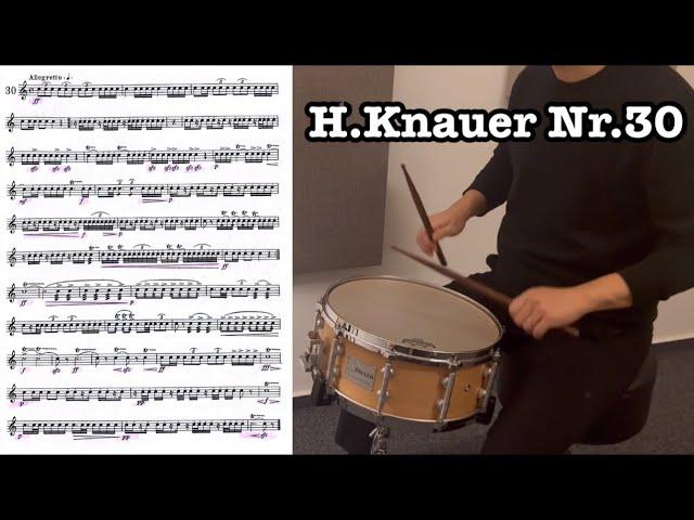 H.Knauer Nr.30 (Allegretto) snare drum