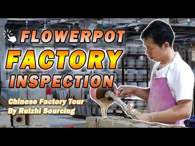 Chinese Factory Inspection - Flower Pots Production Audit By Ruizhi Sourcing