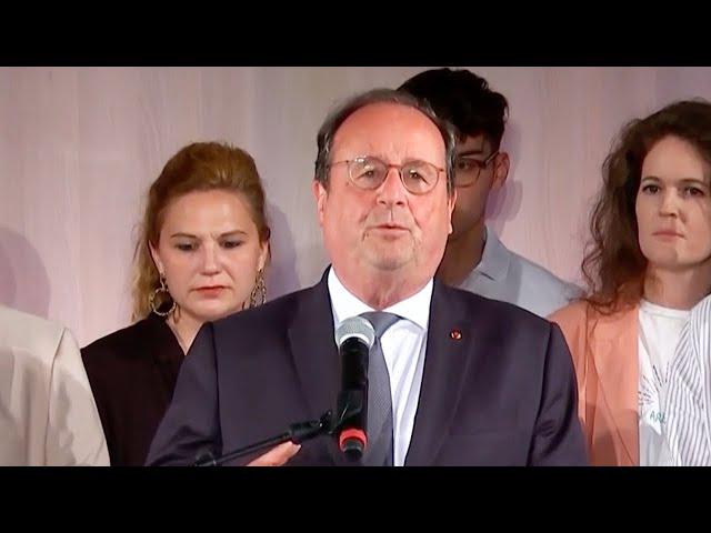 La déclaration de François Hollande : "La satisfaction, c'est d’avoir écarté l’extrême-droite"