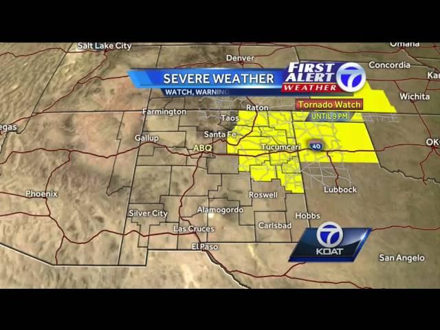 Northeastern NM tornado UPDATE: 5:15 p.m.