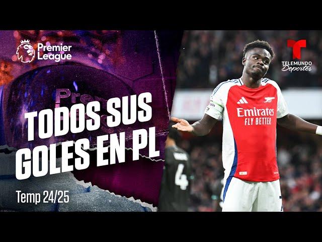 Los 50 goles de Bukayo Saka | Premier League | Telemundo Deportes