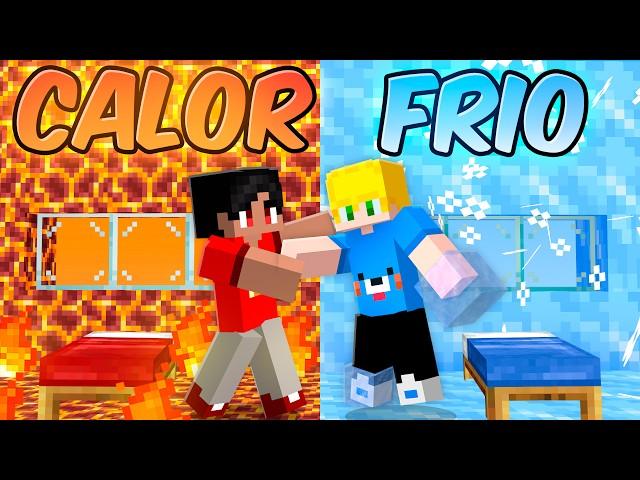 CALOR vs FRIO no Minecraft!