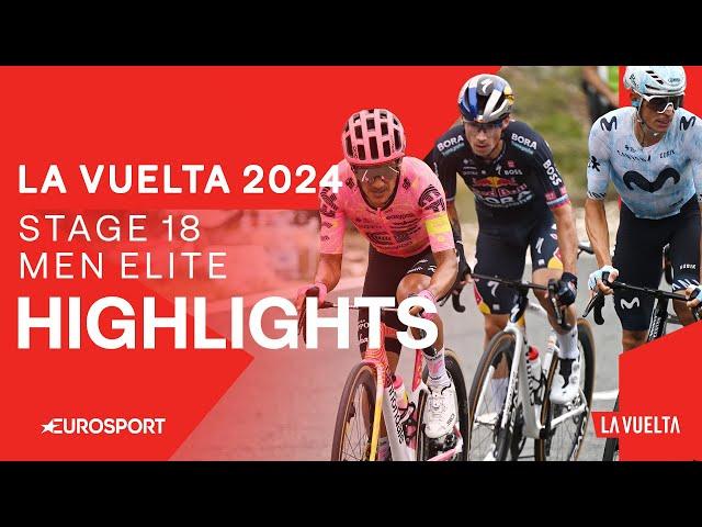 CYCLING PERFECTION!  | La Vuelta a España Stage 18 Highlights | Eurosport Cycling