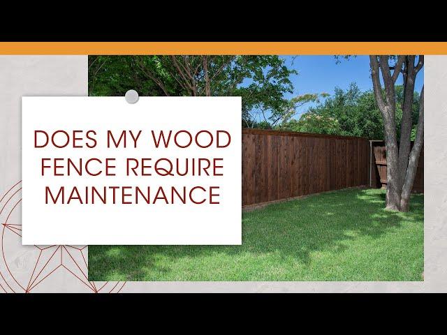 Does My Wood Fence Require Maintenance? | Texas Best Fence And Patio