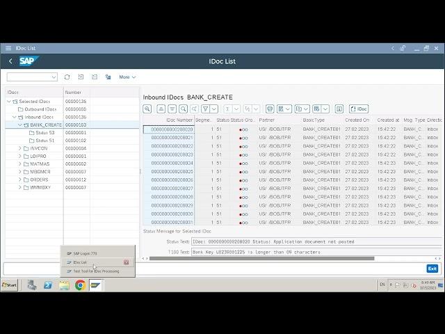 55. IDOC Reprocessing and Debugging