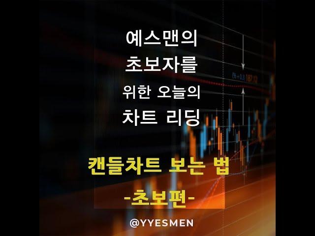[예스맨 쏙쏙 강의]  가상화폐 캔들차트 보는법 (초보편) / 비트코인 / 가상화폐 / 암호화폐 / 차트강의의