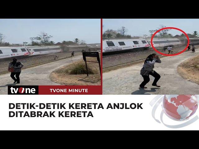 Usai Anjlok, KA Argo Semeru Sempat Ditabrak oleh Kereta Api yang Melintas | tvOne Minute