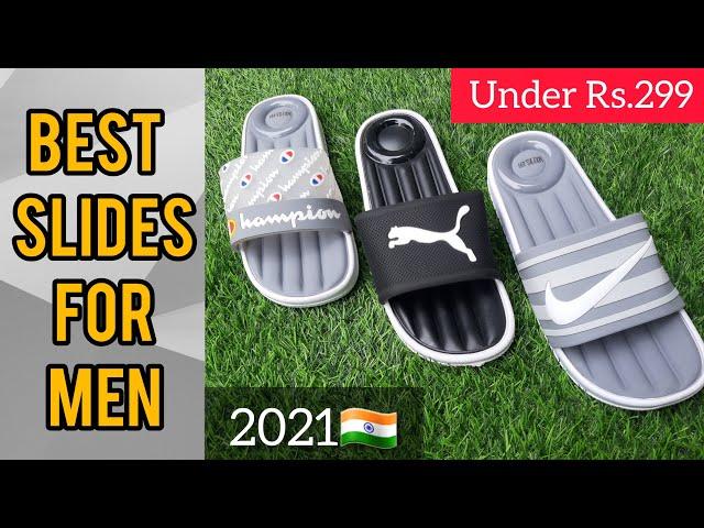 Best Slides for Men  2021 | Under Rs.300 | Most Comfortable Slides