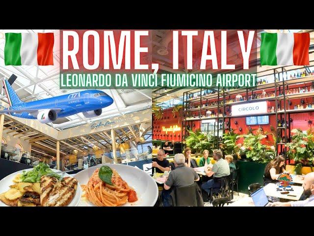 I Was Shocked Touring The Leonardo Da Vinci Fiumicino Airport in Rome Italy 