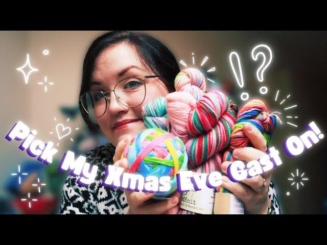 Pick My Christmas Eve Cast On Yarn! ¦ The Corner of Craft