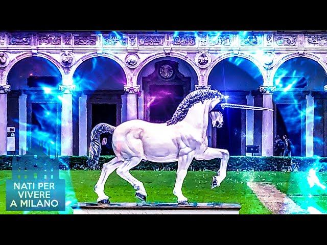 L’unicorno in Università Statale! Leonardo Horse Project Milano