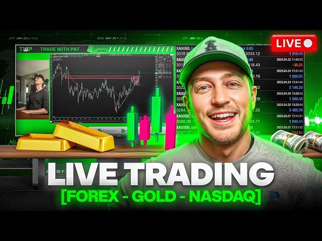 Live Trading Forex, Gold, And Nasdaq (Giving you FREE WINS!)