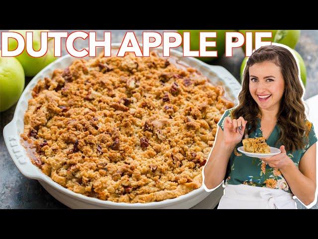 How To Make DUTCH APPLE PIE | Apple Crumb Pie Recipe