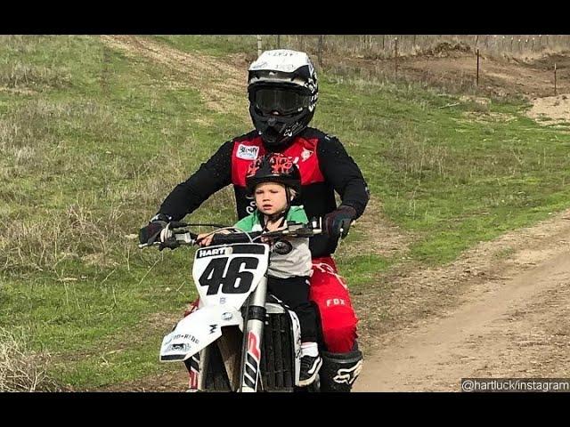  Pink's Husband Brushes Off Criticisms for Taking Toddler Son Motocross Riding