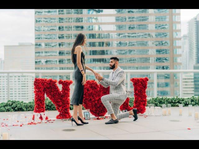 Stunning Rooftop Proposal